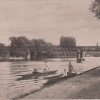2 boats punting on the River Thames